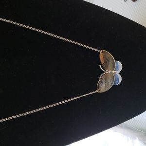 Vintage Avon two toned butterfly necklace